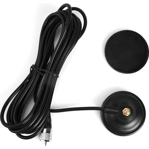 PL CB Radio Antenna MAG-1345 26-28MHz with Magnetic Base 4m RG58U Feeder Cable Outdoor Personal Car Parts Decoration