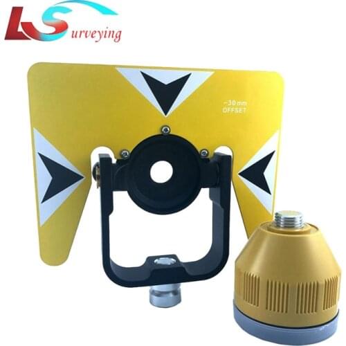 Brand new Yellow single prism for Topcon total station surveying constant -30/0mm with soft bag AK18