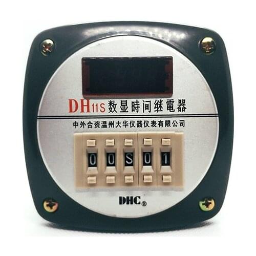 DHC DH11S universal digital time relay is the countdown