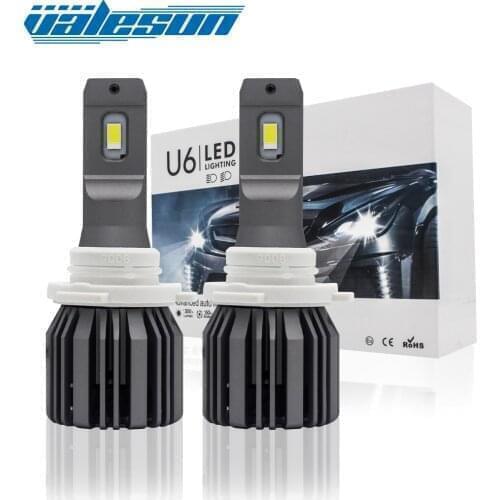 Valesun LED Car Headlight For H1 H3 H7 H10 9012Hir2 5202 H27 6000K 12V Auto Fog Light H8 H9 H11 9005 9006 Car Bulb H4 High Low