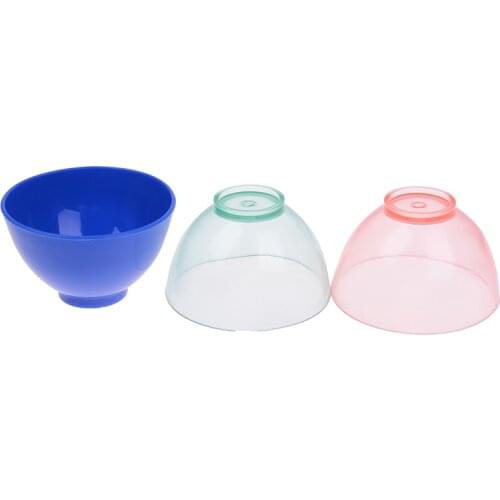 1PCS Dental Rubber Bowl Plastic Lab Silicon Bowl For Oral Hygiene Tool Dentist Dental Medical Equipment Rubber Bowl 3Colors