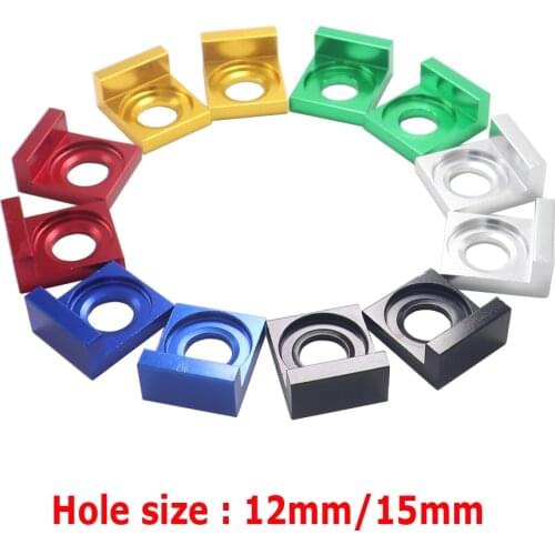 12mm/15mm Aluminum Chain Block Axle Tensioner Adjuster For Motorcycle Pit Bike XR50 CRF70 SDG 107 125