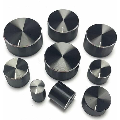 5PCS Potentiometer Knob Cap Encoder Volume Control Knob Audio Knob for Rotary Taper Potentiometer Hole 6mm Knob