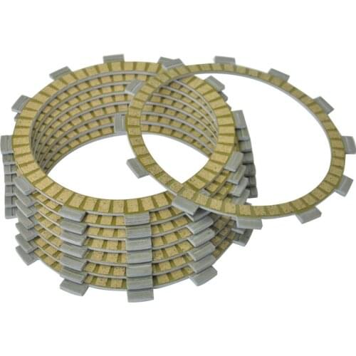 8pcs Motorcycle Friction Clutch Plates For Yamaha YZ400 WR400 F WR400F 98-00 YZ400F 98-99 Motorbike Engine Parts