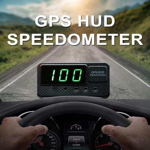 3Inch GPS Head-up Display Overspeed MPH/KM/H Warning Alarm Speedometer Overspeed Warning Car Digital GPS Speedometer Dropship