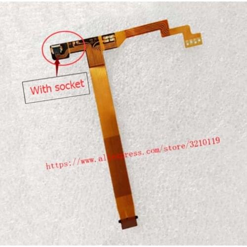Free shipping 2PCS NEW Lens Focus Flex Cable For Nikon AF-P DX 18-55mm AFP 18-55 f/3.5-5.6G VR LENS Repair Part