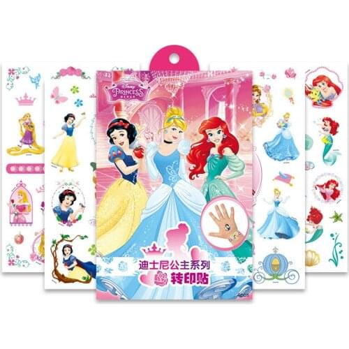 Disney Toy Story Child Temporary Tattoo Body Art Flash Tattoo Stickers elsa anna Waterproof Styling Sticker toys for children