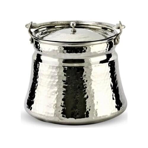 Hammered Copper Covered Container 2 Lt