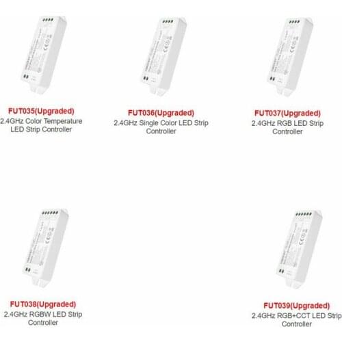 Miboxer DC12-24V 2.4GHz FUT035 Color Temperature FUT036 Single Color FUT037 RGB FUT038 RGBW FUT039 RGBCCT LED Strip Controller