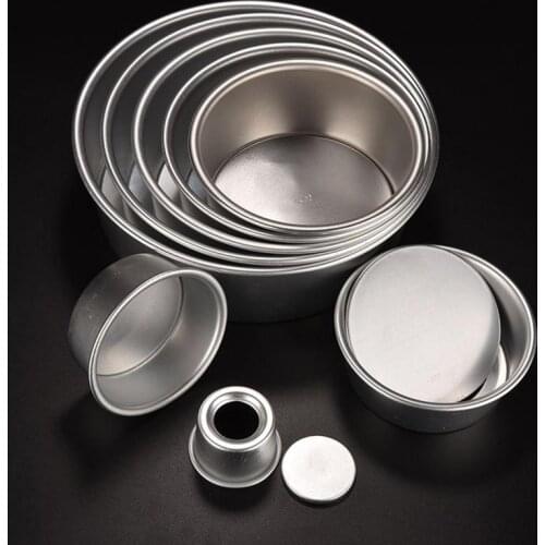2/4/6/8 Inch Cake Mold Aluminum Alloy Die Round Cake Template Baking Dish Baking Mould Pan Pattern Bakeware Kitchen Tools Cocina