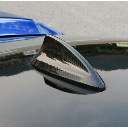 Car Roof Shark Fin Trim 1pcs Fit For BMW X3 2018 Real Carbon Fiber Antenna Cover Auto modification parts