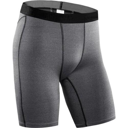 HOT 2020 Summer Active skinny tights high stretch solid underwear Joggers Exersice Legging sweat Quickly dry Boxers Men