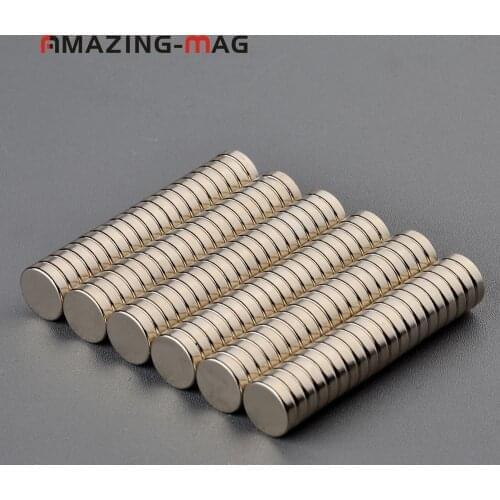 10PC 2.5KG Powerful Mini Neodymium Magnet Disc D1/2*1/8inch Rare Earth NdFeB NiCuNi Memo Whiteboard Notice Fridge Magnet