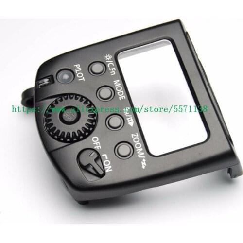 New For Canon Speedlite 580EX Flash Rear Display Screen Cover With Window Part