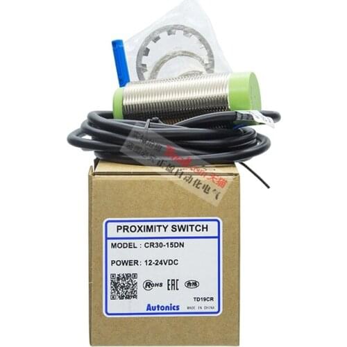 Genuine Autonics M30 capacitive proximity switch CR30-15DN three-wire 12-24V NPN often open