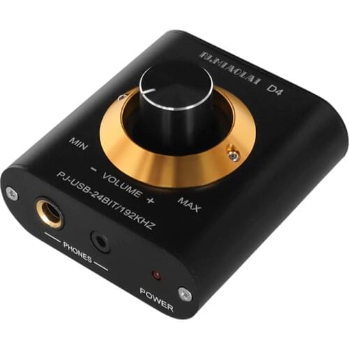 PJ.MIAOLAI Mini HIFI Audio USB Decoder DAC CM6642 Headphone Amplifier External Sound Card 24Bit/192kHz USB Input RCA Output Amp
