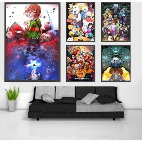 5D Full Diamond Painting Cross Stitch Undertale Anime Picture 5D DIY Diamond Embroidery Home Gift Home Decor