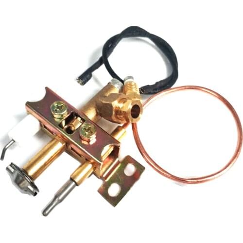 Earth Star Propane Gas Heater Fire Pit Replacement Parts ODS Pilot Burner Assembly Kit with Thermocouple and Ignition Wire 250mm
