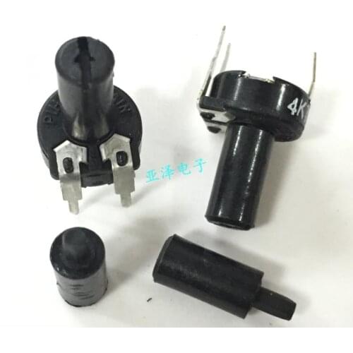 PT10 fine adjustment potentiometer rotary handle 10MM adjusting rod 6 angle shaped inner hole adjustable resistance handle