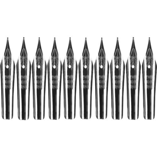 10pcs high quality Stainless Steel nib fountain pen Free shipping Replace the other pen tip