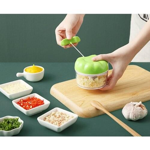 Manual Garlic Press Multi-function Garlic Grinding Chopper Food Vegetables Cutter Meat Grinders Kitchen Gadgets Garlic Artifact