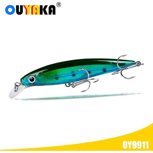 Minnow Fishing Lure Accesorios Weights 13.4g 11cm Artificial Bait Floating De Pesca Wobblers Trolling For Carp Fish Goods Leurre