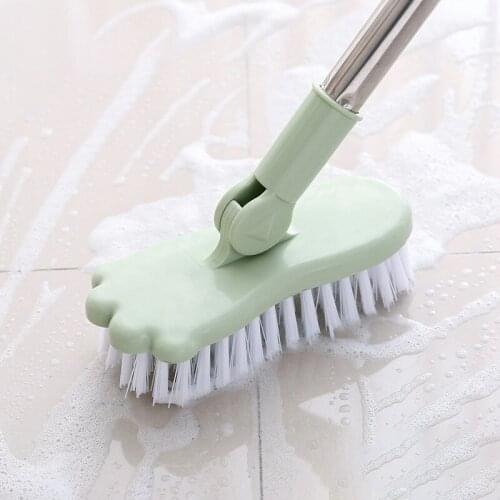Bathroom Cleaning Brush With Long-handled Multifunction Decontamination Floor Brushes Bathroom Wall Brush Home Cleaning Tool