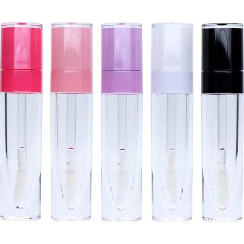 100pcs 6.3ml Lip Gloss Tubes with Wand Empty, Non-leaking Lip Gloss Containers for DIY lipgloss x008