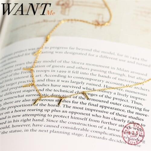 Серебряные ожерелья WANTME China At AliExpress