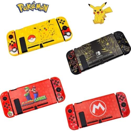 Pokemon Pikachu Nintendo Switch Second Generation Protective Shell Super Mario NS Game Console PC Protective Cover Color Shell
