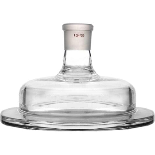 150mm 34/35 Glass Reaction Vessel Lid Single-neck 34# Ground Joint