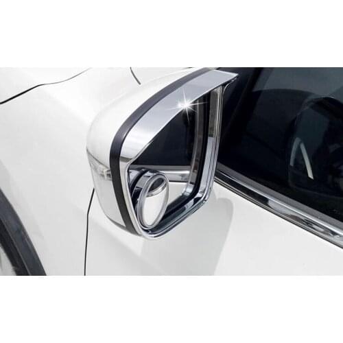 2Pcs/set Auto Car Exterior Rearview Mirror Frame Trim Styling Sticker For Nissan Qashqai 2016 Car-covers Accessory