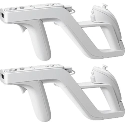 2 Pcs Zapper Gun For Nintendo Wii Remote right left Controller wii Zapper Gun Gaming Accessories