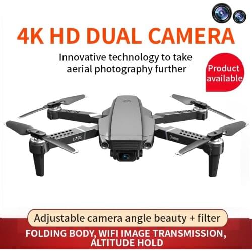 2021 New Drones With Camera HD 4k WiFi Fpv Drone Dual Camera Quadcopter Helicopter Toys Drone Weight 83.8 g