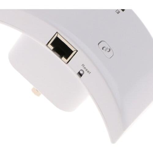 300Mbps Wifi Repeater Wireless AP Range Signal Extender Booster Extender White