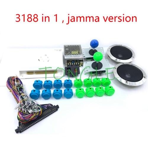 3D-games pandora box 12 XII 3188 in 1 game board arcade diy joystick push-button kits 3d-games VGA HDMI output