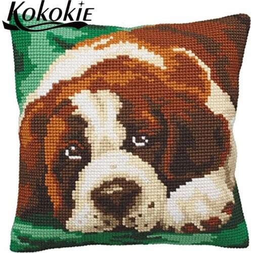 3d embroidered mats Unfinished rug yarn throw pillow case handicraft cross stitch pillow decorative embroider Needlework kits