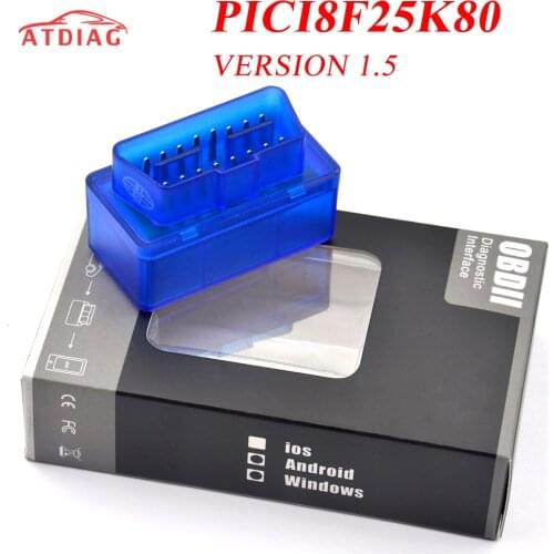 Really V1.5 Super MINI ELM327 Bluetooth ELM 327 PIC18F25K80 Version 1.5 OBD2 / OBDII for Android Torque Car Code Scanner