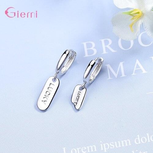 Free Shipping Korean Style Women Jewelry Accessory Genuine 925 Sterling Silver Earrings For Women Girls Women New Fashion