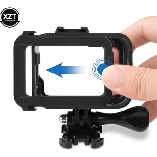 Frame Mount Case for GoPro Hero 8 Black Plastic Hard Protective Shell Cover for Go Pro HERO 8 black Action Camera Accessories