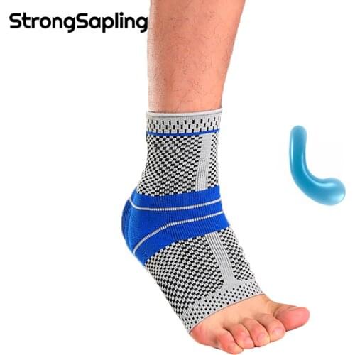 Elastic Silicone Ankle Support Fitness Compression Ankle Anti-sprain Protector Basketball Football Tennis Fitness Ankle Guard