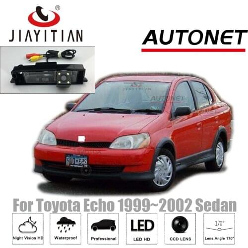 JIAYITIAN rear view camera For Toyota Echo 1999~2002 Sedan 2D 4D/Reverse Camera/hd CCD/Night Vision/Backup license plate Camera