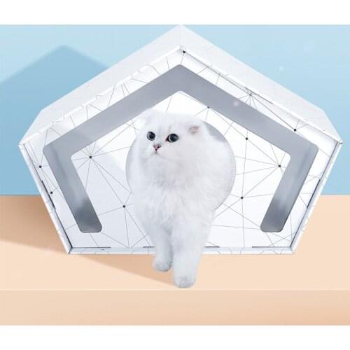 Pet Cat Litter Cat Scratcher Five-pointed Pet Cat Cat Scratching Post Summer Cat Room Folding Ears Garfield Cat Grinding Claws