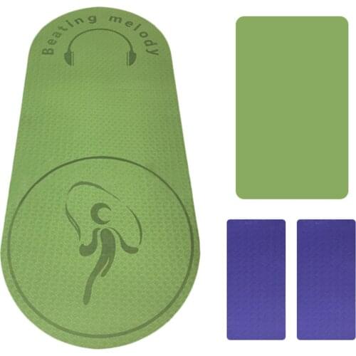 Fitness Yoga Mat Beginner Floor Non Slip Mats Thick Odorless Silent Rope Skipping Mat For Home Fitness Exercise Pad