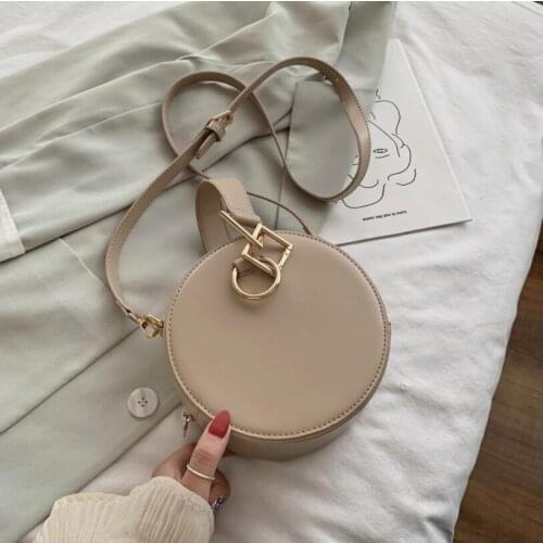 Round Handbag Fashion Messenger Shoulder Bags For Women 2020 Crossbody Bag Classic Alligator Pattern Hand Purse Femal Bolsa