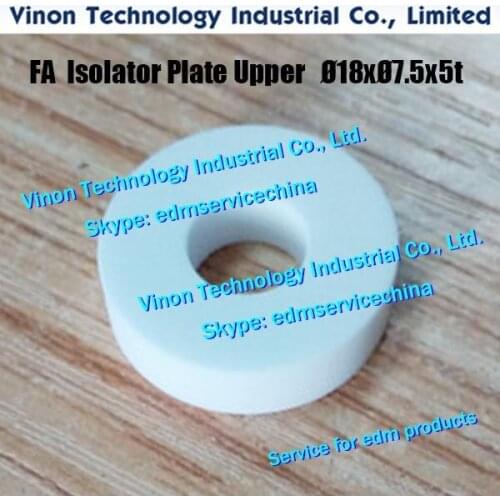 M311 Isolator Plate Upper Ø18xØ7x5tmm. M311-1 Isolator Plate Upper Ø13xØ6x6tmm for Mitsubishi FA,FA-S X054D308H03 X054D747H01 DA