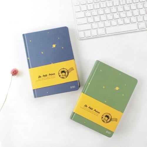 New Arrival Vintage Little Prince Notebook Color Paper Hardcover Diary Book School Office Supplies Stationery
