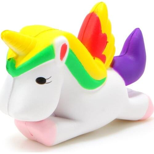 New Cute Kawaii Fashion Squishy Unicorn Toy Slow Rising Squeeze Toys Slow Rising Cream Scented Antistress Child Kid Baby Toys