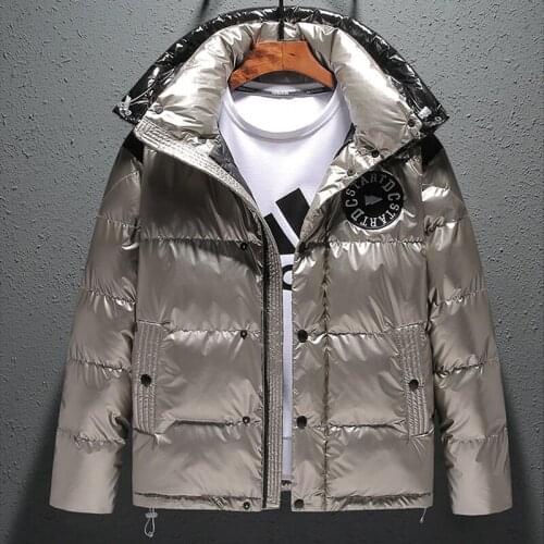 2020 New Arrival Fashion Letter Parka Brand Clothing Embroidered Coat Yes Cotton Liner Loose Casual Zipper Winter Jacket Men