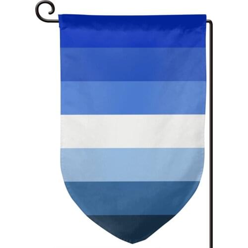 Blue Gay Outdoor Yard Flags With High Quality Garden Flags House Decoration flags
